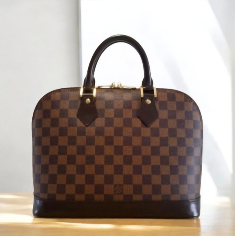 🚫SOLD🚫-Louis Vuitton Damier Ebene ALMA PM Handbag-Dustbag Included-EUC - Picture 3 of 17